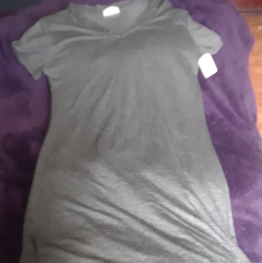 Charcoal colored size M dress